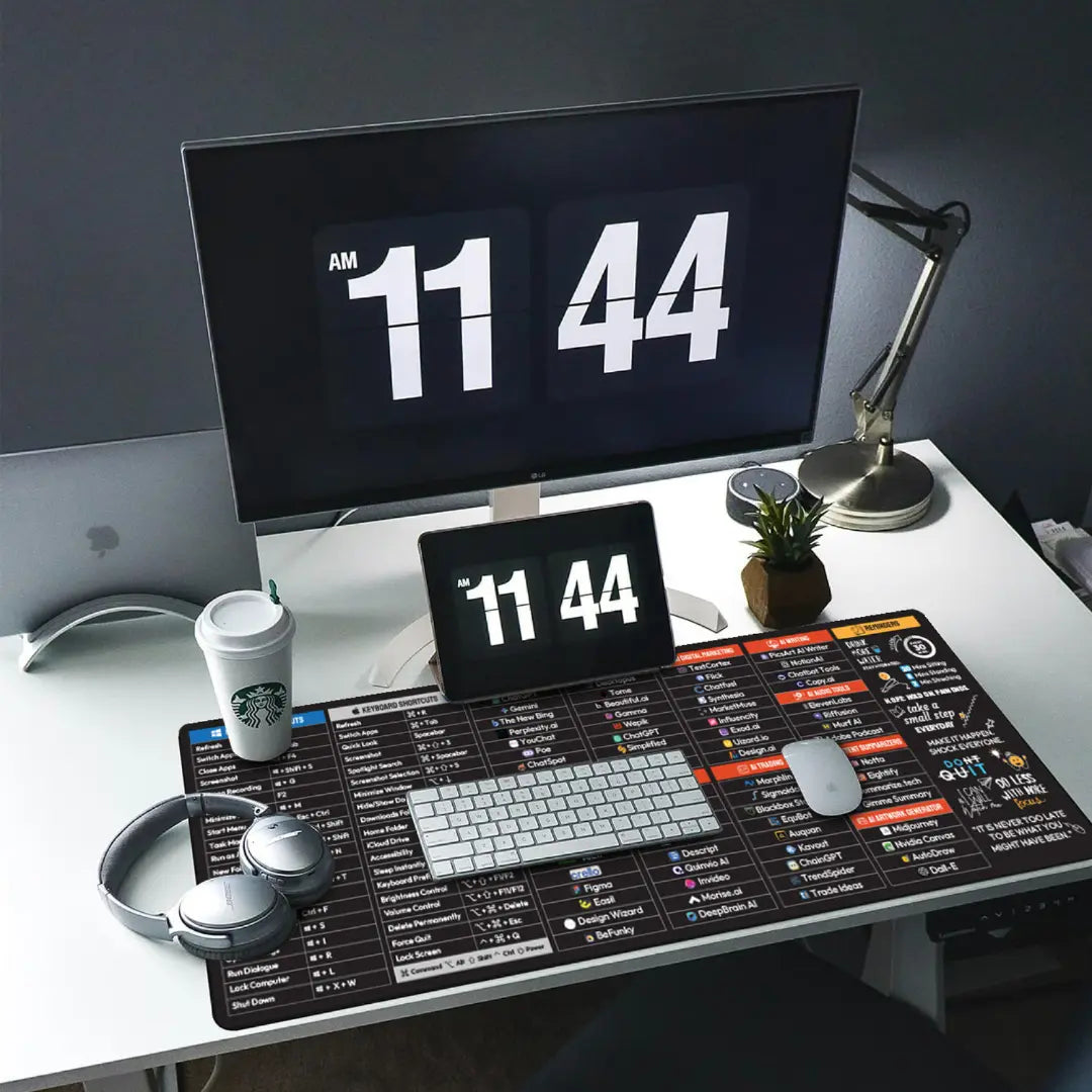 3-in-1 Anti-Slip Keyboard Pad | AI Tools | Shortcut Keys | Productivity