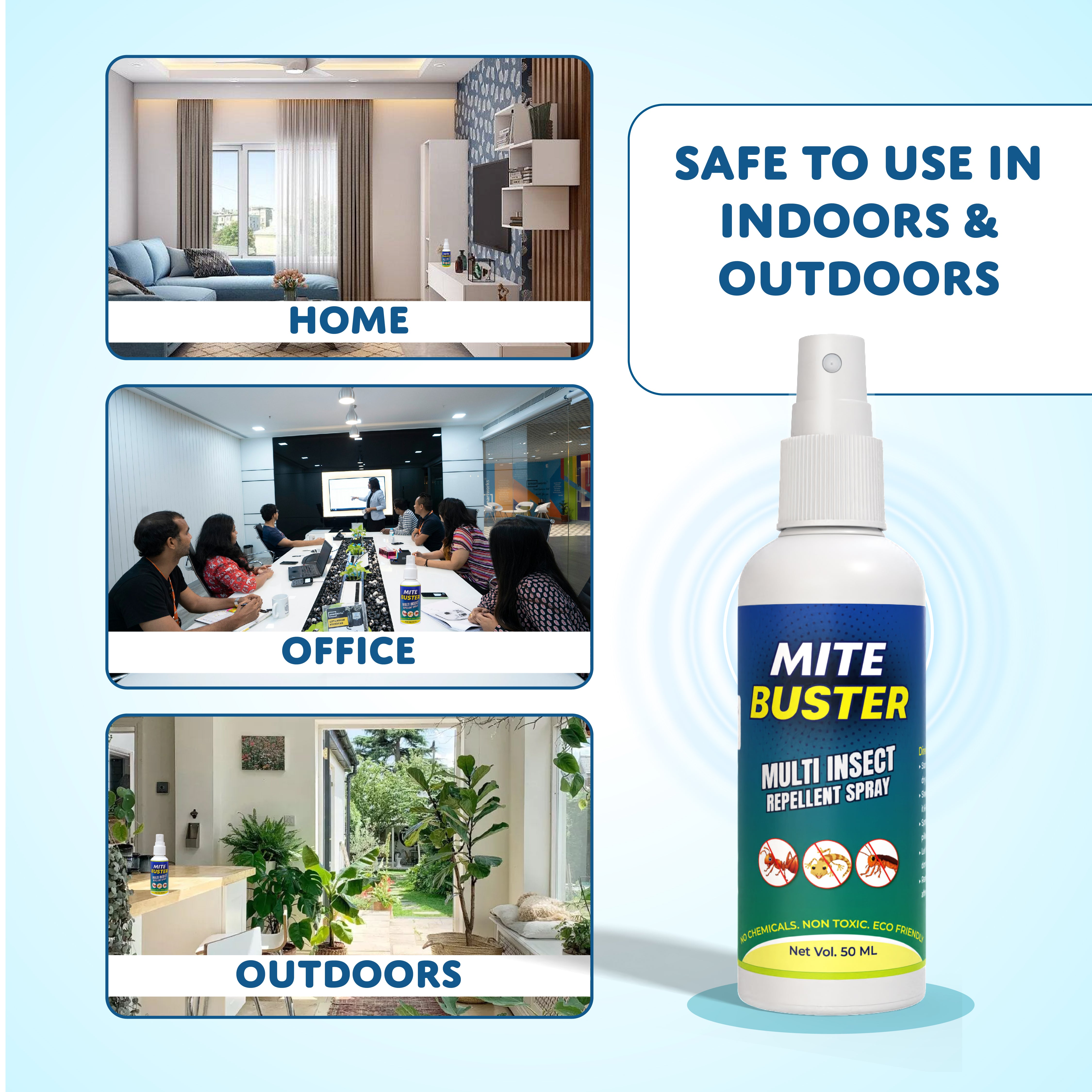 MiteBuster™ Spray – Ultimate Ant, Cockroach, Bed Bugs, Spider Killer 🪲✨