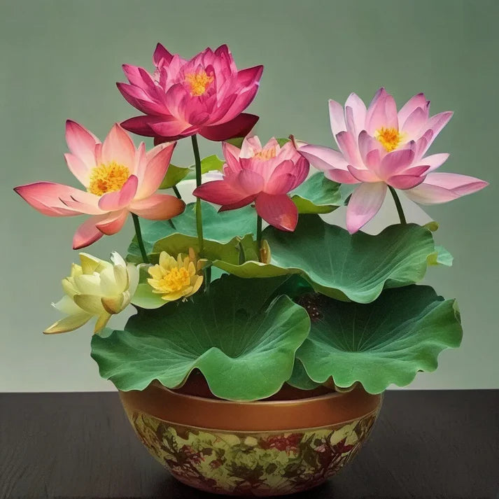 🌸 Premium Japanese Bonsai Lotus Seeds - High Fragrance