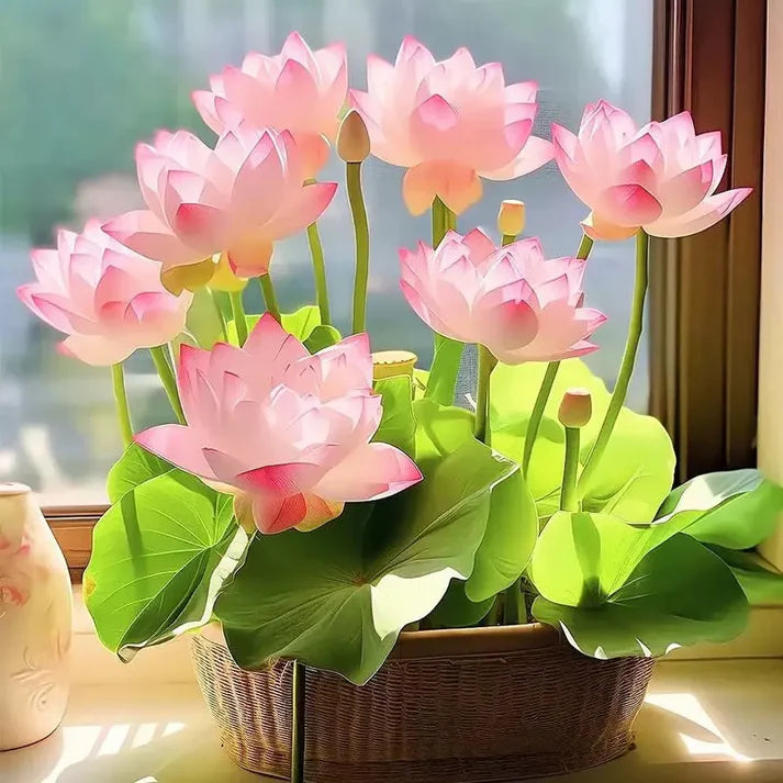 🌸 Premium Japanese Bonsai Lotus Seeds - High Fragrance