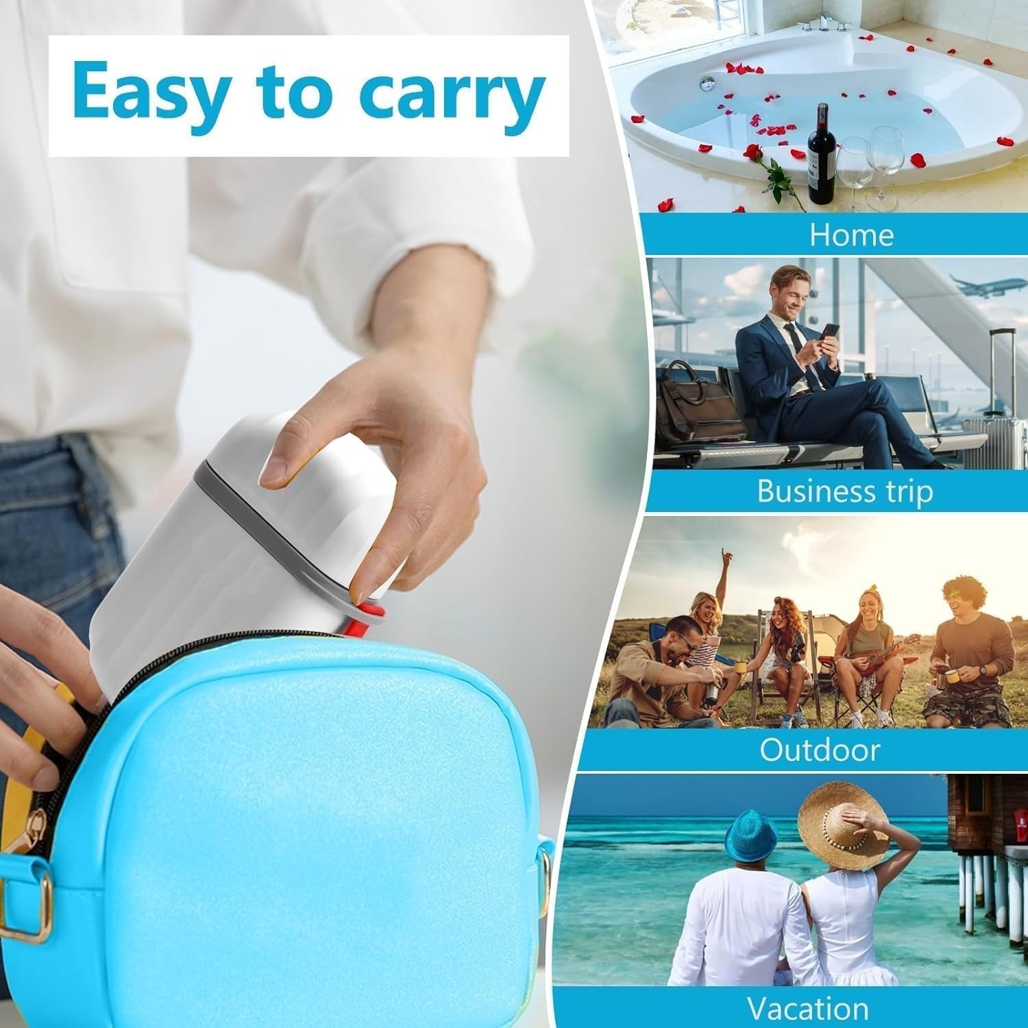 Portable Leak-Proof Soap Box with Lid for Bathroom, Camping, Travel, Gym