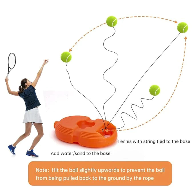 Tennis Trainer Rebound Ball | For Tennis & Cricket Self-Practice