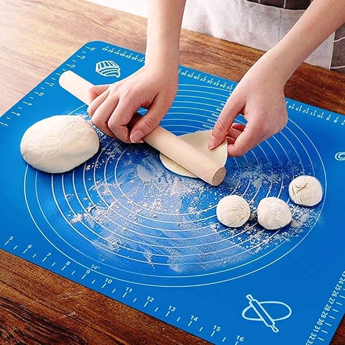 Silicone Roti Mat With Measurements | For Baking, Cooking & Kneading