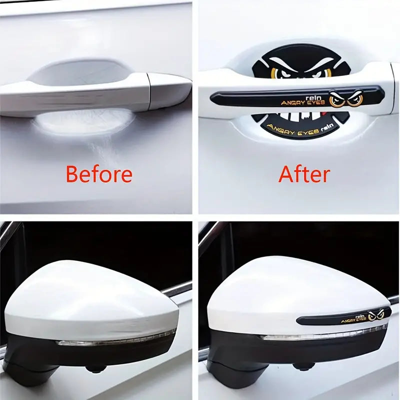 GuardPro™ Car Door Protector Set : Car Bumper and Scratch Protection Strips