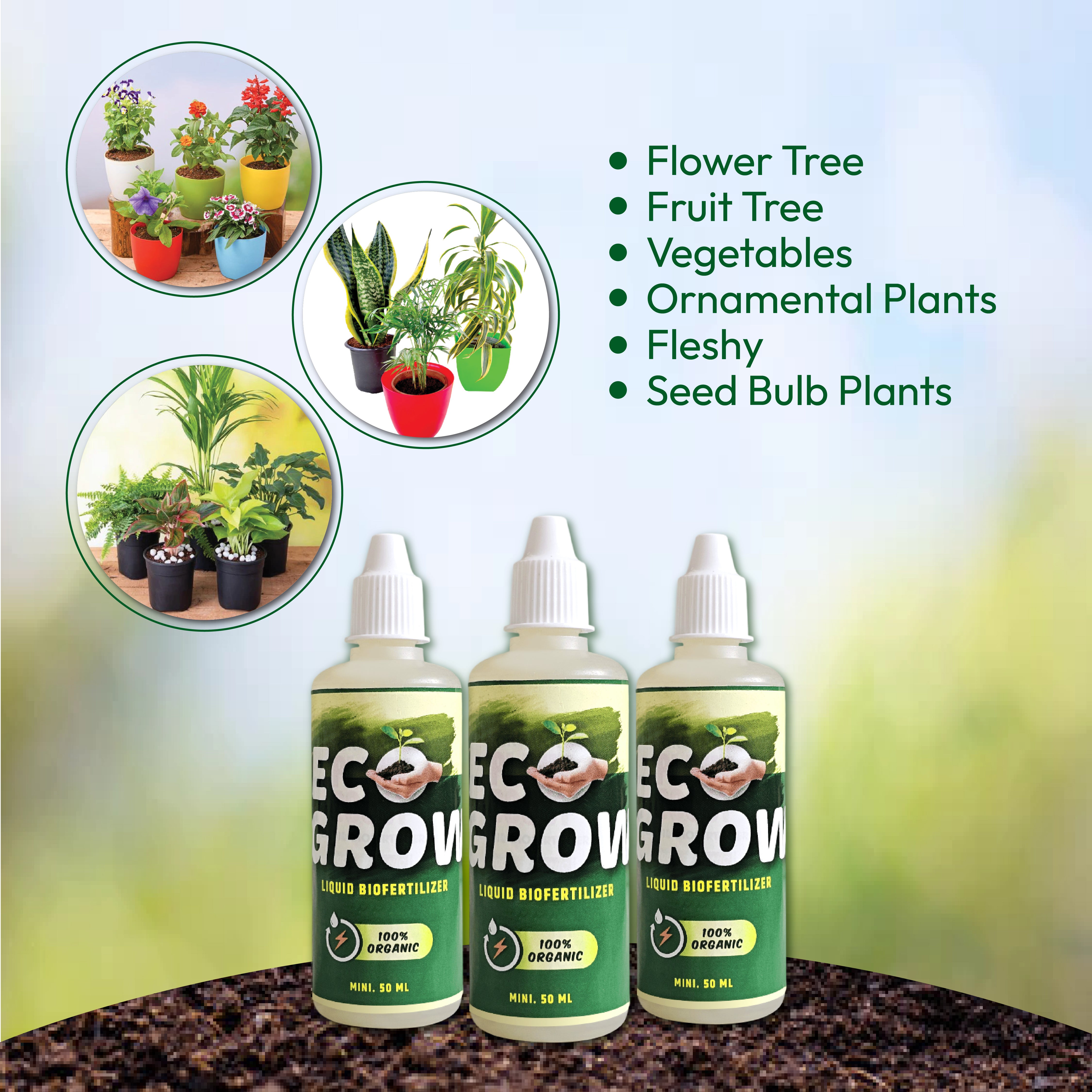 EcoGrow™ - 100% Organic Plant Boost Biofertilizer | BUY 1 GET 2 FREE 🔥