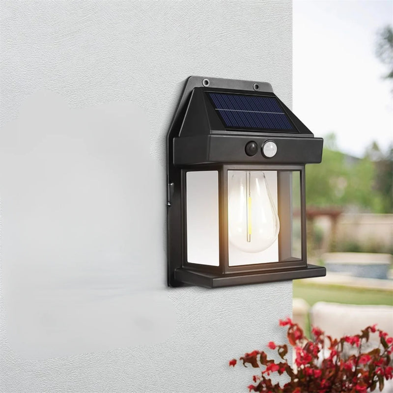 Solar Wall Lantern with 3 Modes Motion Sensor