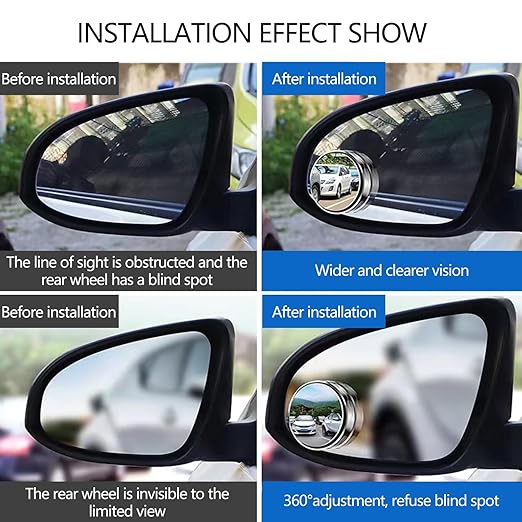 Full View HD Blind Spot Mirror for Cars, SUV and Trucks (Buy 1 get 1 FREE🔥)