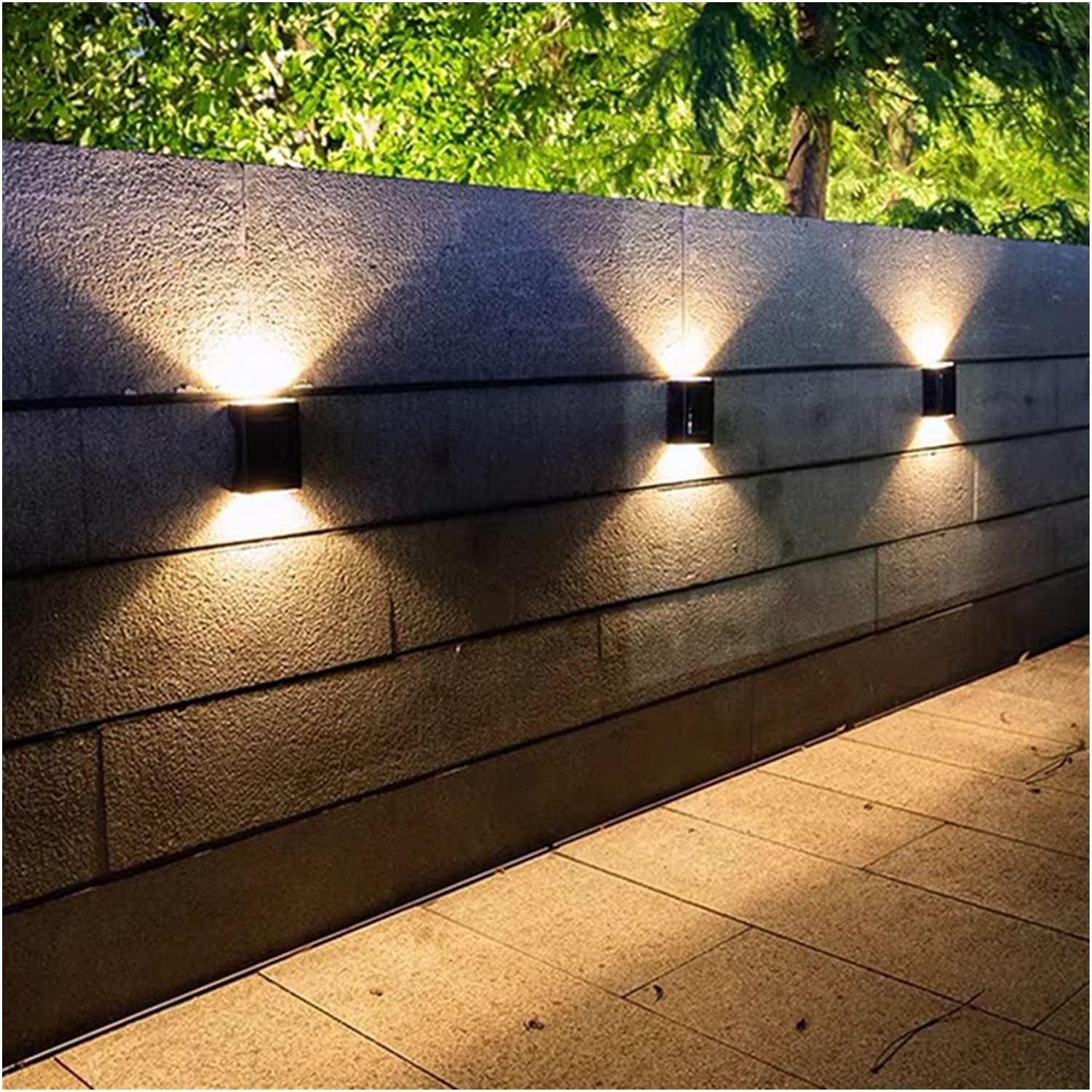 Solar Up & Down LED Wall Light