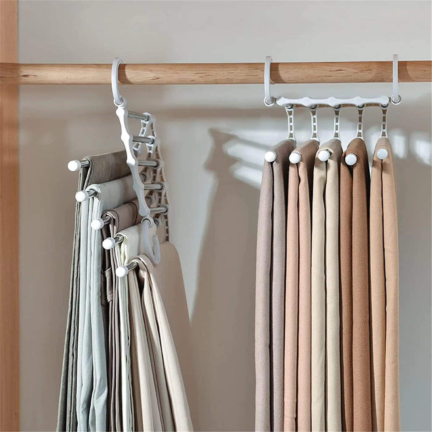 5-in-1 Foldable Space Saving Cloth Hanger