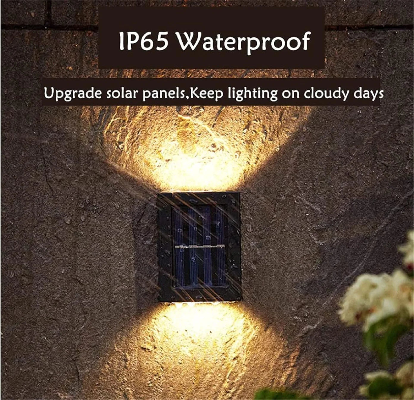 Solar Up & Down LED Wall Light